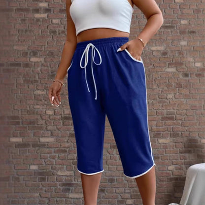 ⏳Time-Limited Special⏰Women's Drawstring Capri Pants with Pockets