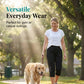 ⏳Time-Limited Special⏰ Women's Casual Quick-Dry Stretchy Capri Pants – Lightweight, breathable & perfect for travel, yoga or everyday wear ✨