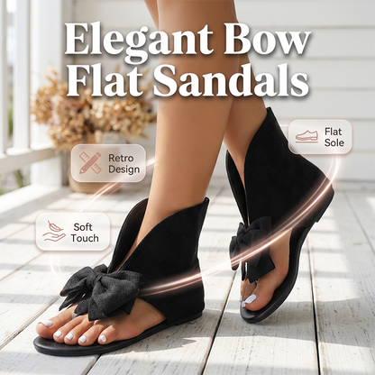 ⏳Time-Limited Special⏰Retro Sweet Split-Toe Sandalswith Big Bow