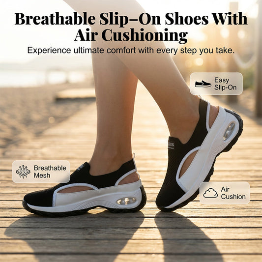 ⏳Time-Limited Special⏰Breathable Cut-out Slip-On Shoes for Women