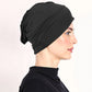 ⏳Time-Limited Special⏰Soft Stretch Turban Cap – Milk Silk Fabric & Anti-Slip Fit – Hair Volume Concealer – Multi-Use Under Scarf 🧣
