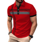 ⏳Time-Limited Special⏰Men's Striped Short Sleeve Collared Top