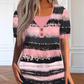 ⏳Time-Limited Special⏰Faux Two-Piece Striped Top – Henley, Casual ✨
