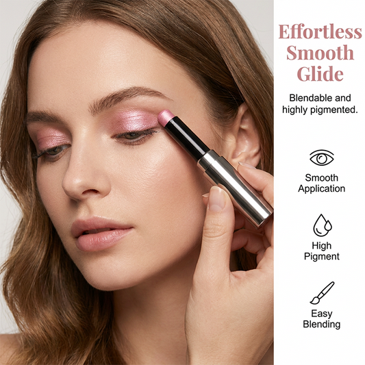 ⏳Time-Limited Special⏰Twist-Up Eyeshadow Stick | One swipe for instant shine · Long-lasting, smudge-proof · Silky smooth, no tugging · High pigmentation · No brush needed