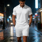 ⏳Time-Limited Special⏰Men's Summer 2-Piece Polo & Shorts Set