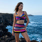 ⏳Time-Limited Special⏰Women's Striped Two-Piece Swimsuit