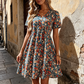 ⏳Time-Limited Special⏰Women's Summer Floral V-Neck Short Sleeve Dress