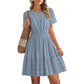 ⏳Time-Limited Special⏰Women's Short Sleeve Tiered Mini Dress
