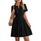 ⏳Time-Limited Special⏰Women's Short Sleeve Tiered Mini Dress