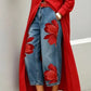 ⏳Time-Limited Special⏰Artistic Flower Wide-Leg Jeans for Women