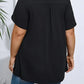 ⏳Time-Limited Special⏰Women's Pleated Puff Sleeve T-Shirt – Elegant & Loose Fit – Chic Essential 🌸