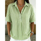 ⏳Time-Limited Special⏰Women's Casual Striped Short-Sleeve Shirt