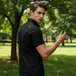 ⏳Time-Limited Special⏰Men's Textured Black Short Sleeve Shirt