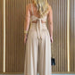 ⏳Time-Limited Special⏰Sleeveless Cutout Wide-Leg Jumpsuit with Adjustable Back Tie – Alluring, Flowy, Sophisticated 🌴