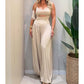 ⏳Time-Limited Special⏰Sleeveless Cutout Wide-Leg Jumpsuit with Adjustable Back Tie – Alluring, Flowy, Sophisticated 🌴