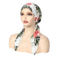 ⏳Time-Limited Special⏰Women's Floral Print Pre-Tied Head Scarf Turban – Soft, Elastic, Versatile 🌸