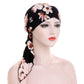 ⏳Time-Limited Special⏰Women's Floral Print Pre-Tied Head Scarf Turban – Soft, Elastic, Versatile 🌸