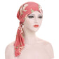 ⏳Time-Limited Special⏰Women's Floral Print Pre-Tied Head Scarf Turban – Soft, Elastic, Versatile 🌸