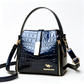 ⏳Time-Limited Special⏰Glossy Crocodile Pattern Women's Handbag – Structured, Gold Hardware, Spacious & Chic 💼