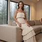 ⏳Time-Limited Special⏰Women’s Strapless Tiered Ruffle Smocked Dress