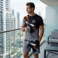 ⏳Time-Limited Special⏰Men's Abstract Print T-Shirt and Shorts Set