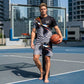 ⏳Time-Limited Special⏰Men's Abstract Print T-Shirt and Shorts Set