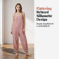 ⏳Time-Limited Special⏰Women's Casual Striped Spaghetti Strap Jumpsuit