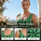 ⏳Time-Limited Special⏰Women's Casual Relaxed Fit U-Neck Sleeveless Dress – Soft & Breathable, Effortlessly Flattering for Warm Days ☀️