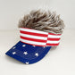 ⏳Time-Limited Special⏰Novelty Wig Baseball Cap – Fake Spiky Hair, Adjustable & Sun Protection – Party, Game Day or Just for Laughs ✨