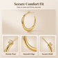 ⏳Time-Limited Special⏰Women's Chic Tapered C‑Shaped Hoop Earrings‑Light‑Weight Daily Jewelry