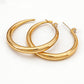 ⏳Time-Limited Special⏰Women's Chic Tapered C‑Shaped Hoop Earrings‑Light‑Weight Daily Jewelry