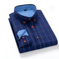 ⏳Time-Limited Special⏰Men's Modern Fit Windowpane Shirt – Tailored cut, breathable cotton & classic check – perfect for office, smart casual or summer events ✨