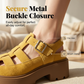 ⏳Time-Limited Special⏰Women's Platform Chunky Sandals – Cushioned Footbed & Anti-Slip Sole – Stylish, Comfy & Breathable 🏖️