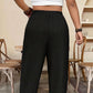 ⏳Time-Limited Special⏰Women’s Cuffed Ankle Pants – Relaxed Fit, Elastic Waist, Solid Colors 🍂