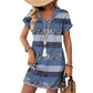 ⏳Time-Limited Special⏰V-Neck T-Shirt Dress – Casual, Breezy, Summer Staple 🌴