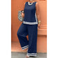 ⏳Time-Limited Special⏰Women's Sleeveless Top & Wide-Leg Pants Suit – Lace Trim, Flowy & 2-Piece Elegant Set – Perfect for Summer Days ☀️