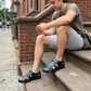 ⏳Time-Limited Special⏰Men's Closed-Toe Beach Sandals – Breathable, Cushioned, Hook-and-Loop 🌊