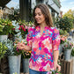 ⏳Time-Limited Special⏰Women’s Casual Floral Short Sleeve Shirt