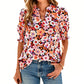 ⏳Time-Limited Special⏰Women’s Casual Floral Short Sleeve Shirt