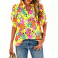 ⏳Time-Limited Special⏰Women’s Casual Floral Short Sleeve Shirt