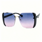 ⏳Time-Limited Special⏰Rimless Oversized Square Sunglasses – Gradient Lens, Glitter Details, UV Protection ✨