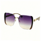 ⏳Time-Limited Special⏰Rimless Oversized Square Sunglasses – Gradient Lens, Glitter Details, UV Protection ✨