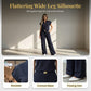 ⏳Time-Limited Special⏰Women's Casual Top & Pants 2-Piece Set – Chic, Wide-Leg, Gold Accents ✨