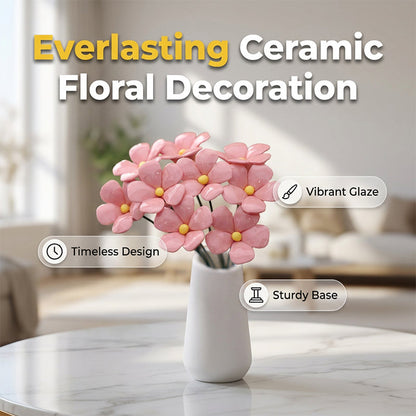 ⏳Time-Limited Special⏰Everlasting Ceramic Floral Decoration – Glossy, Zero Maintenance, Timeless 🌷