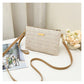 ⏳Time-Limited Special⏰Women's Woven Straw Shoulder Clutch Bag – Lightweight, Versatile, Metallic Accents ✨
