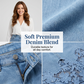 ⏳Time-Limited Special⏰Women's Denim Bodycon Skirt with Hollow Lace Trim