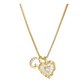⏳Time-Limited Special⏰Heart Shaped Letters Micro Pave Chain Necklace – Initial Pendant, Titanium Steel, Adjustable ✨