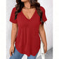 ⏳Time-Limited Special⏰Women's Casual V-Neck Short Sleeve T-Shirt