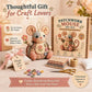 ⏳Time-Limited Special⏰Handcrafted Vintage Mouse Plush Sewing Kit