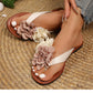 ⏳Time-Limited Special⏰Women’s Flower Flat Sandals Casual Beach Thong Flip Flops